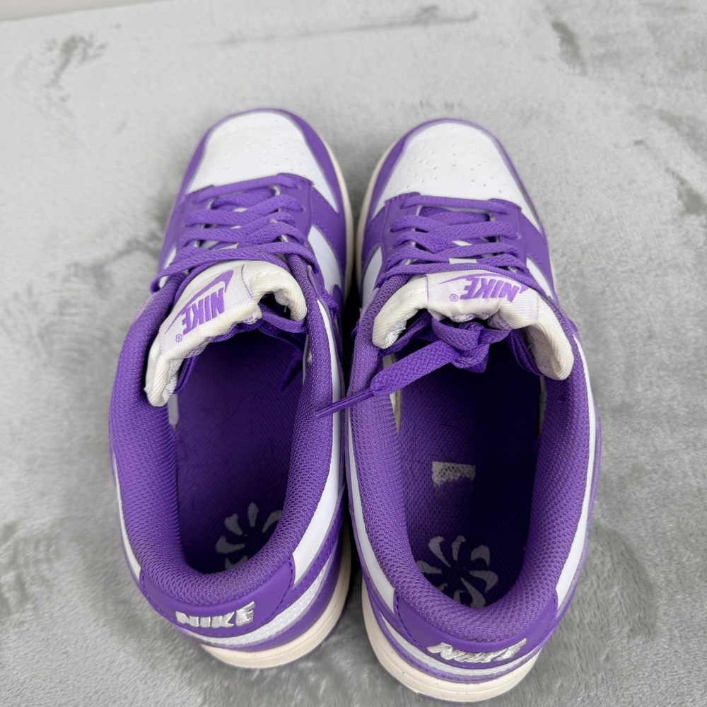 Nike Dunk Low Field Purple White DD1873-108 Womens Size 8 Sneakers - Picture 7 of 11